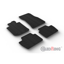 Rubbermatten passend voor BMW 4 Serie (G22) Coupe 2020- (T profiel 4-delig + montageclips)