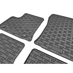 Rubber matten passend voor Jeep Avenger (electric) 2023- (4-delig + montagesysteem)