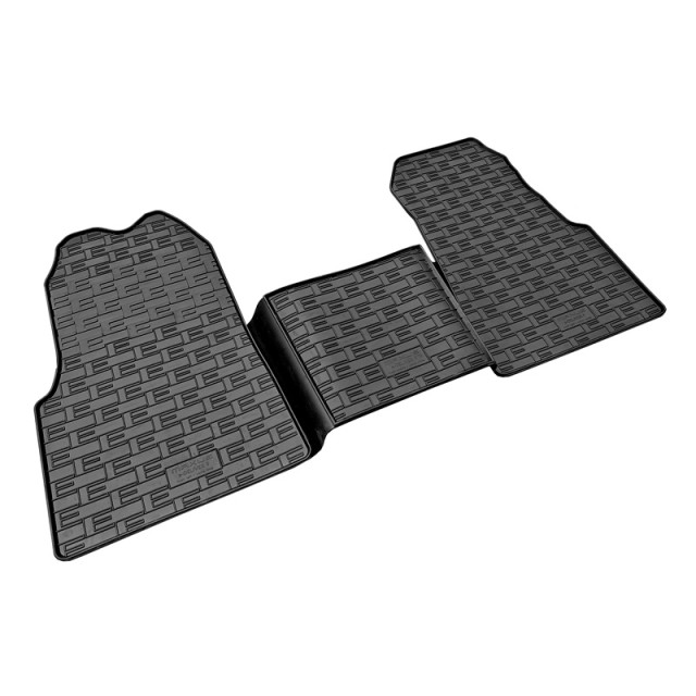 Rubber matten passend voor Maxus eDeliver 9 (ev-90) 2020- (3-delig + montagesysteem)