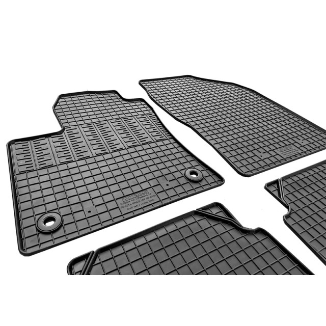 Rubber matten passend voor Toyota Prius IV 2016- (4-delig + montagesysteem)